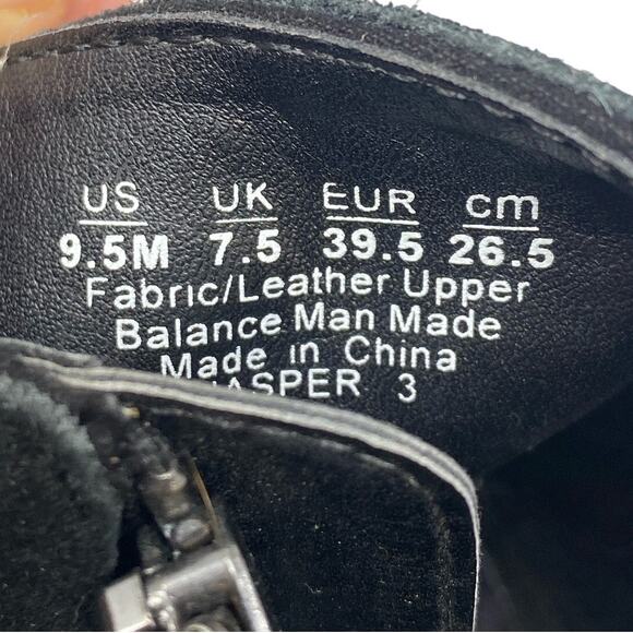 Carlos by Carlos Santana black suede fridge open toe booties size 9.5 - Picture 5 of 9